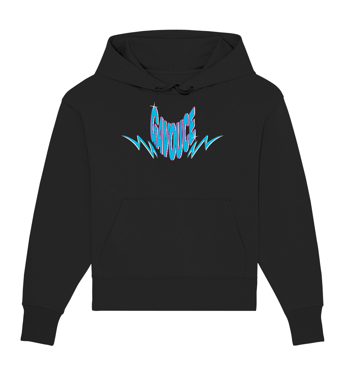 Black flashy Hoodie