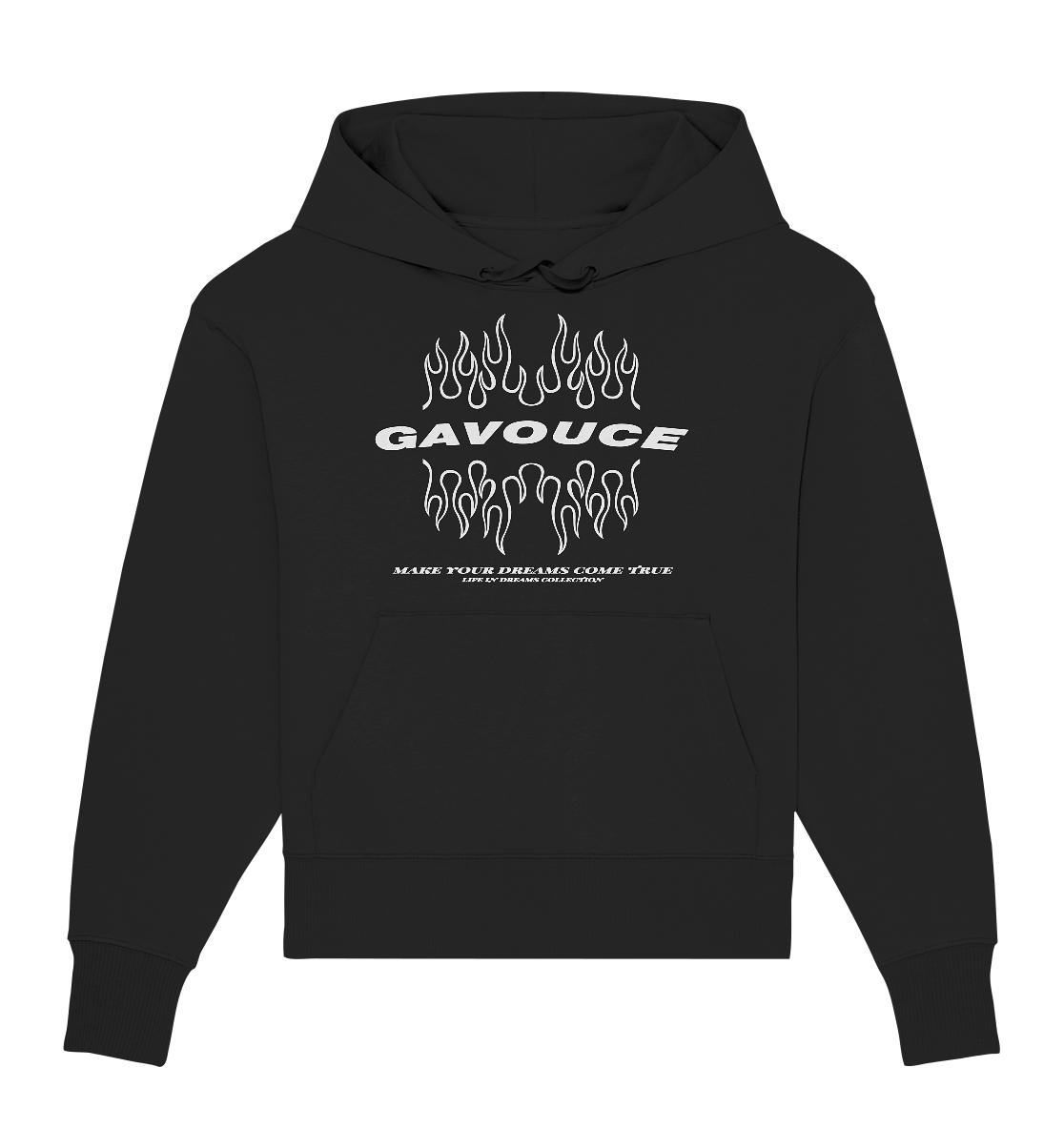 Black unique Hoodie