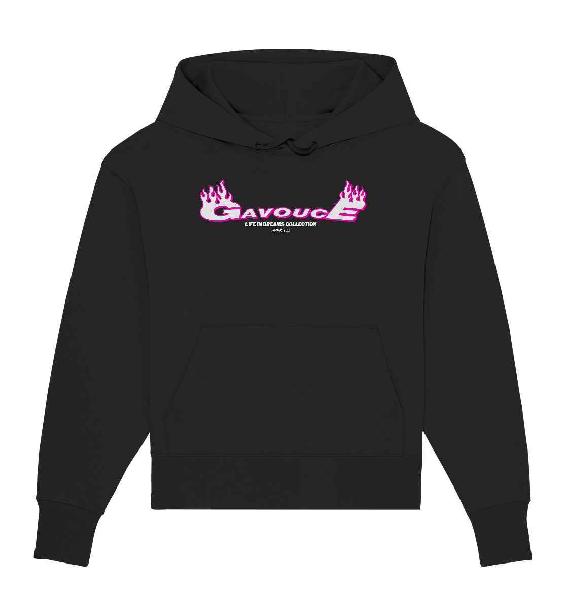 Black flames limited Hoodie